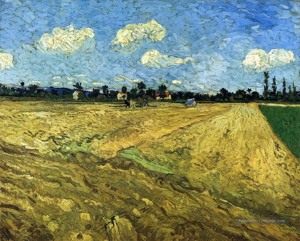 Le champ labouré Vincent van Gogh Peintures à l'huile
